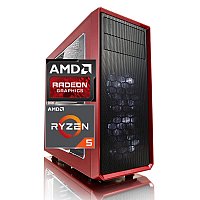 BareBones AMD Ryzen 5 5600G PC 6 Core 4.4 GHz Max Boost , 8GB DDR4 RAM, Radeon Graphics