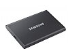 Samsung T7 MU-PC1T0T/AM 1 TB Portable Solid State Drive - External - PCI Express NVMe - Titan Gray