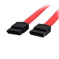 50 Pack Sata Data Cables 19" Red