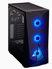 Corsair Carbide Series SPEC-DELTA RGB Tempered Glass Mid-Tower ATX Gaming Case - Black