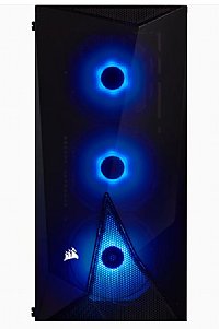 Corsair Carbide Series SPEC-DELTA RGB Tempered Glass Mid-Tower ATX Gaming Case - Black