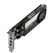 PNY NVIDIA T1000 8GB Pro graphics board, 896 CUDA Cores, 8 GB GDDR6 GPU memory 4 Mini DisplayPort w/ mDP to DP adapter