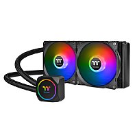 Thermaltake TH240 ARGB Motherboard Sync Edition Intel LGA1700 Ready/AMD All-in-One Liquid Cooling System 240mm High Efficiency Radiator CPU Cooler CL-W286-PL12SW-C, Black