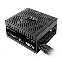 Thermaltake Smart BM2 750W 80+ Bronze 140mm Quiet Fan Japanese Capacitor Semi Modular Power Supply 5 Year Warranty PS-SPD-0750MNFABU-1