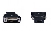 V7 Black Video Adapter DVI-D Male to HDMI Female DVI-D TO HDMI VIDEO ADPTR 1080P FHD