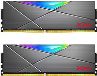 32GB  3600Mhz XPG DDR4 D50 RGB (2x16GB) 3600MHz PC4-28800 U-DIMM 288-Pins Desktop Memory CL18-22-22 Kit Grey (AX4U360016G18I-DT50)