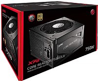  XPG CORE Reactor 750Watt 80 Plus Gold Certified Fully Modular Power Supply COREREACTOR750G-BKCUS
