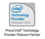 Proud Intel� Technology Provider Platinum Partner